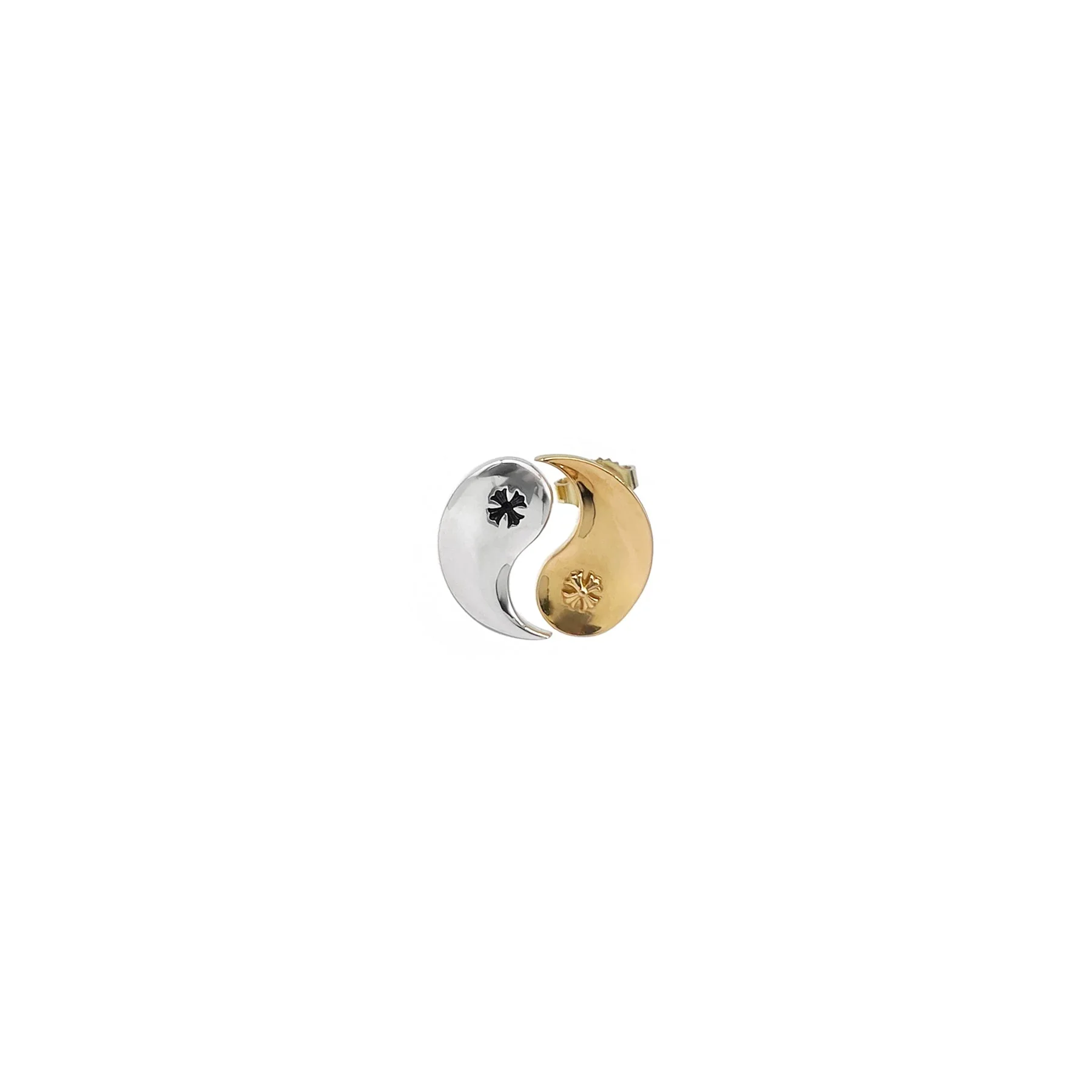 Ali Diamond chrome-hearts-22k-gold-sterling-silver-yin-yang-earrings-studs-7657429.webp