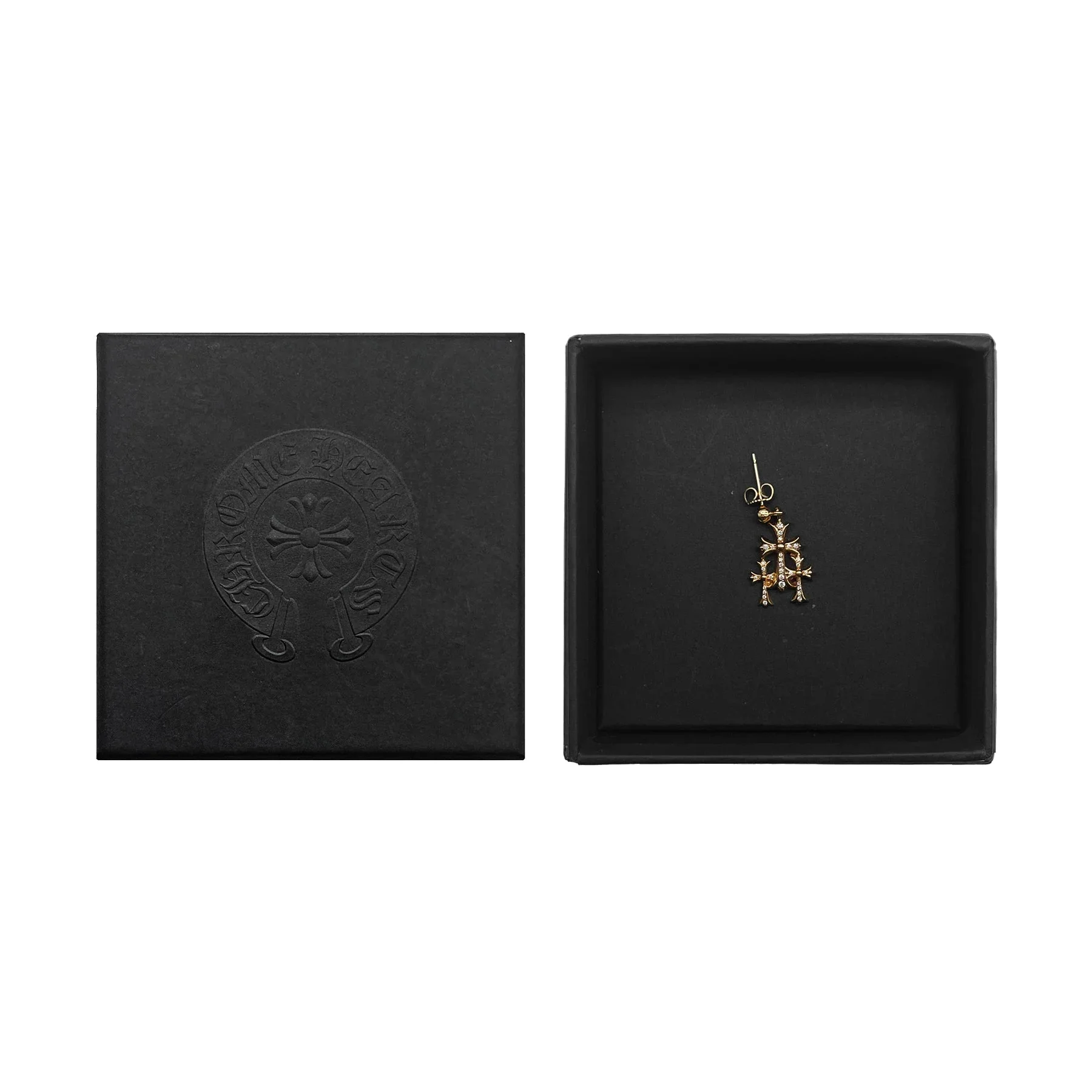 Ali Diamond chrome-hearts-22k-gold-diamonds-triple-cross-earring-drop-5392762.webp