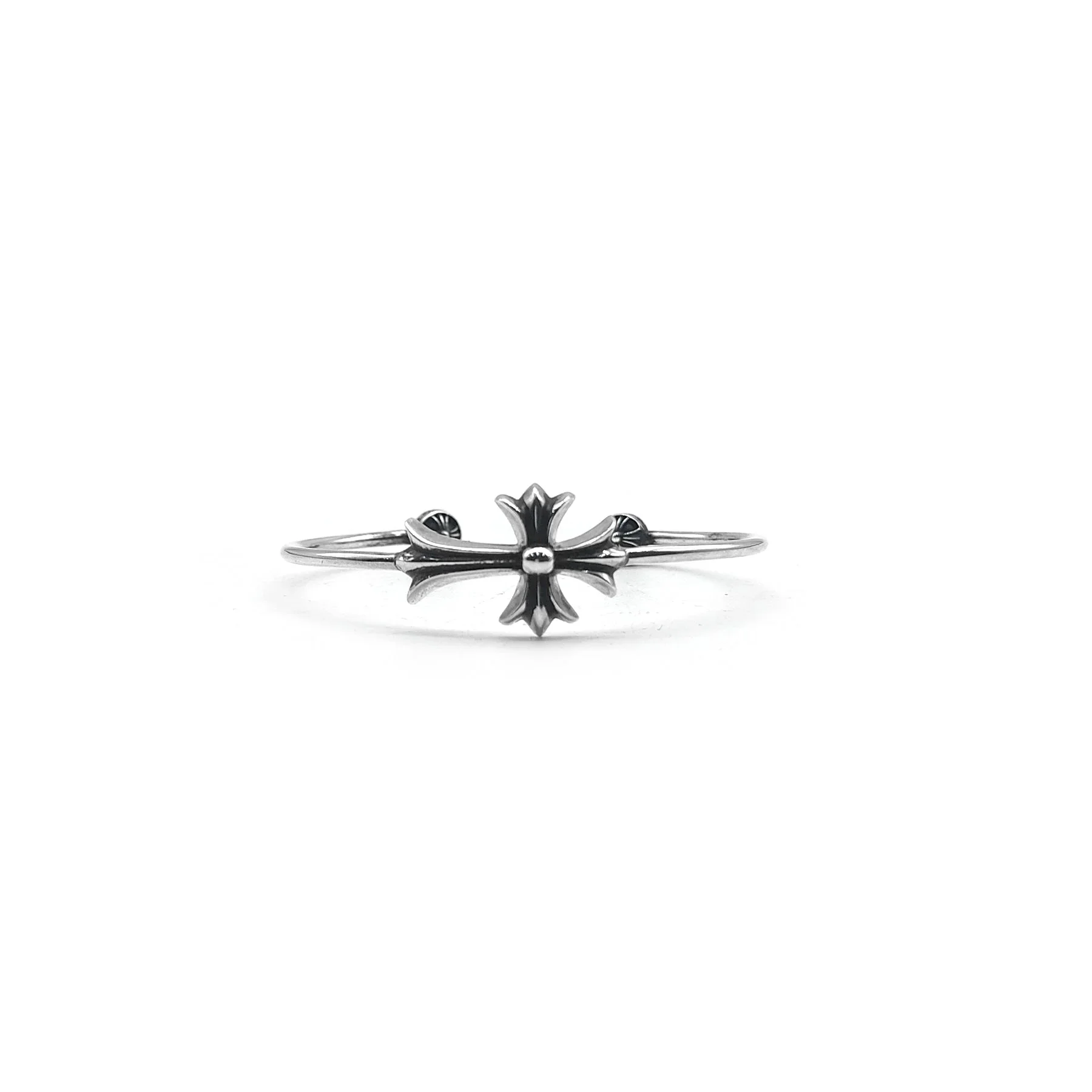 Ali Diamond chrome-hearts-silver-tiny-cross-bangle-bracelet-5078645.webp