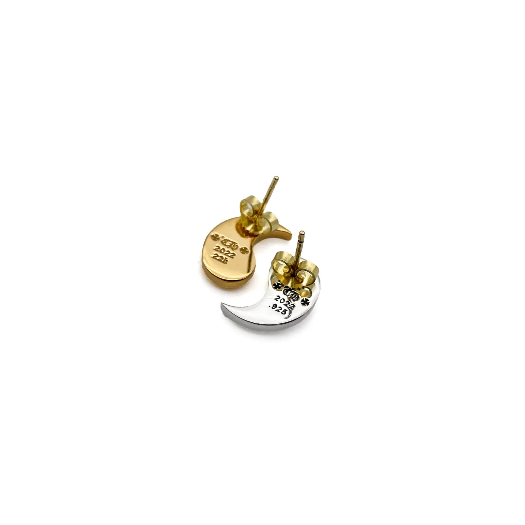Ali Diamond chrome-hearts-22k-gold-sterling-silver-yin-yang-earrings-studs-4976975.webp