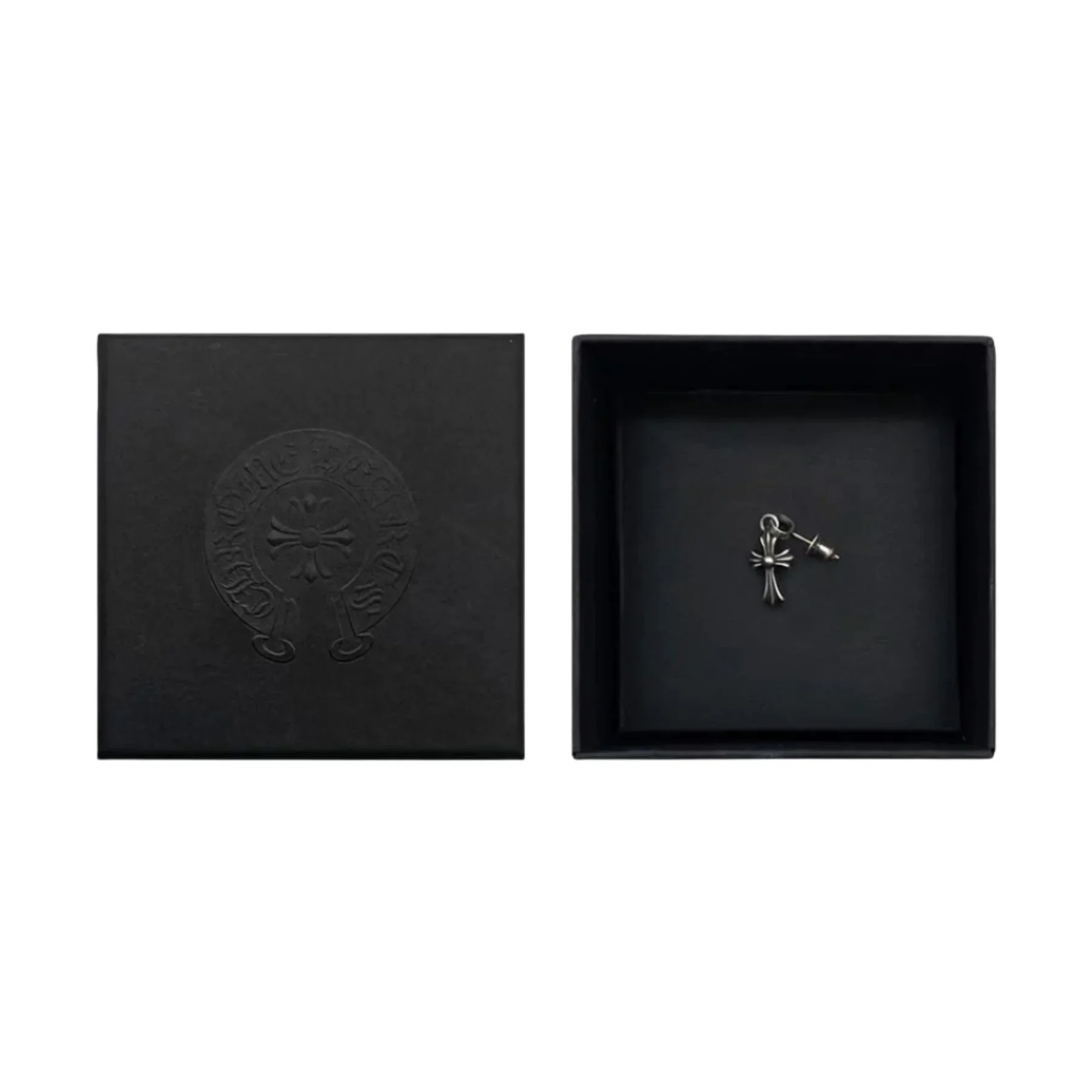 Ali Diamond chrome-hearts-silver-babyfat-cross-earring-drop-1615507.webp