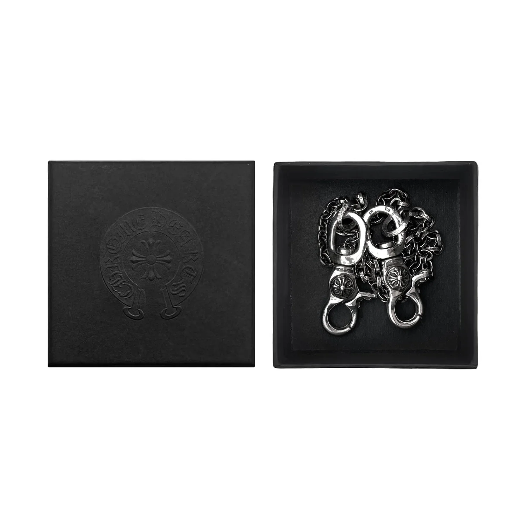 Ali Diamond chrome-hearts-silver-2-clip-paperchain-wallet-chain-3717710.webp