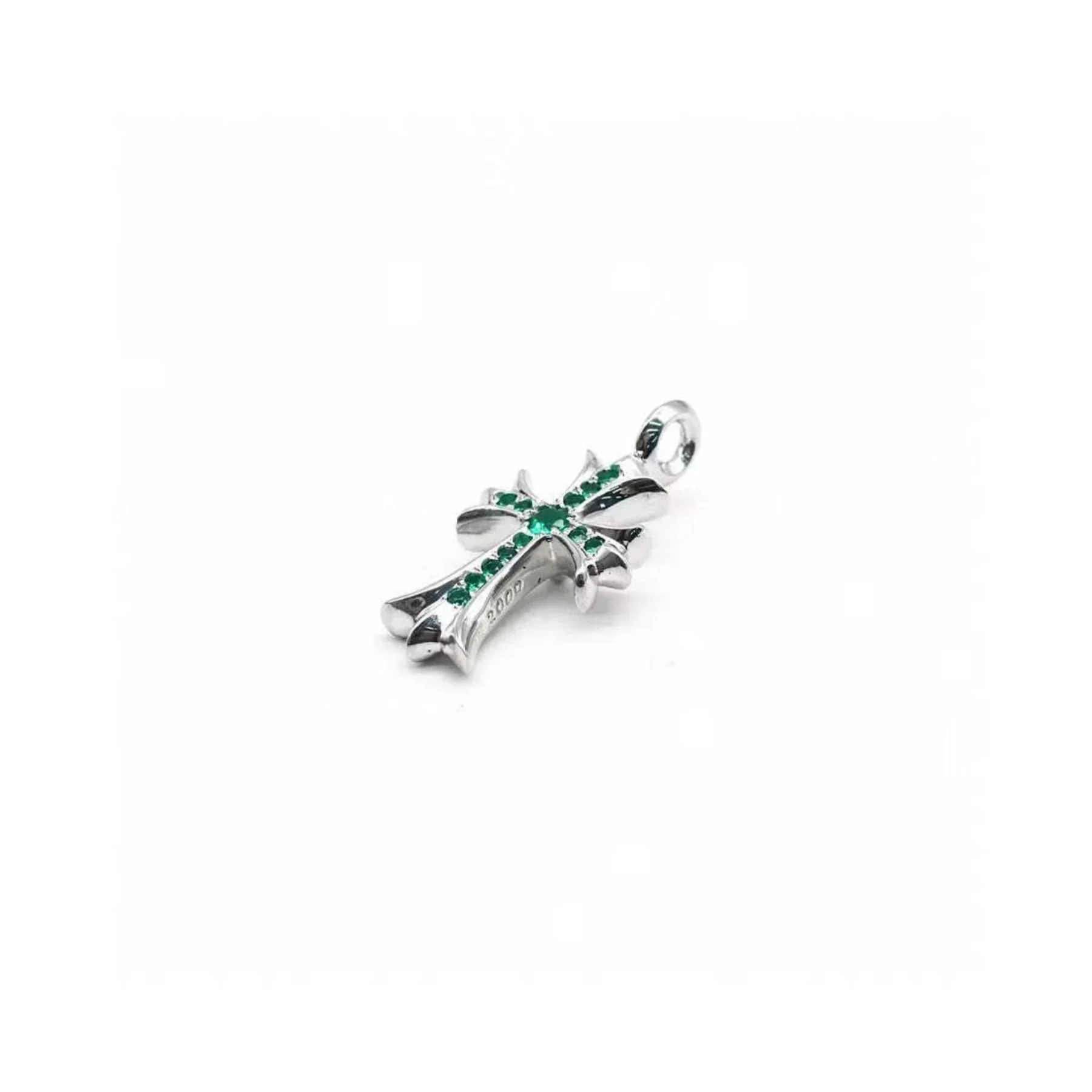 Ali Diamond chrome-hearts-18k-white-gold-emerald-tiny-cross-pendant-3221911.webp