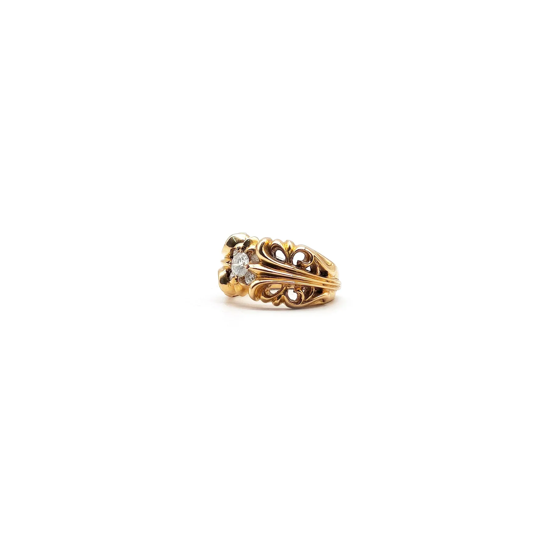 Ali Diamond chrome-hearts-22k-gold-5-diamonds-kt-floral-ring-6875360.webp
