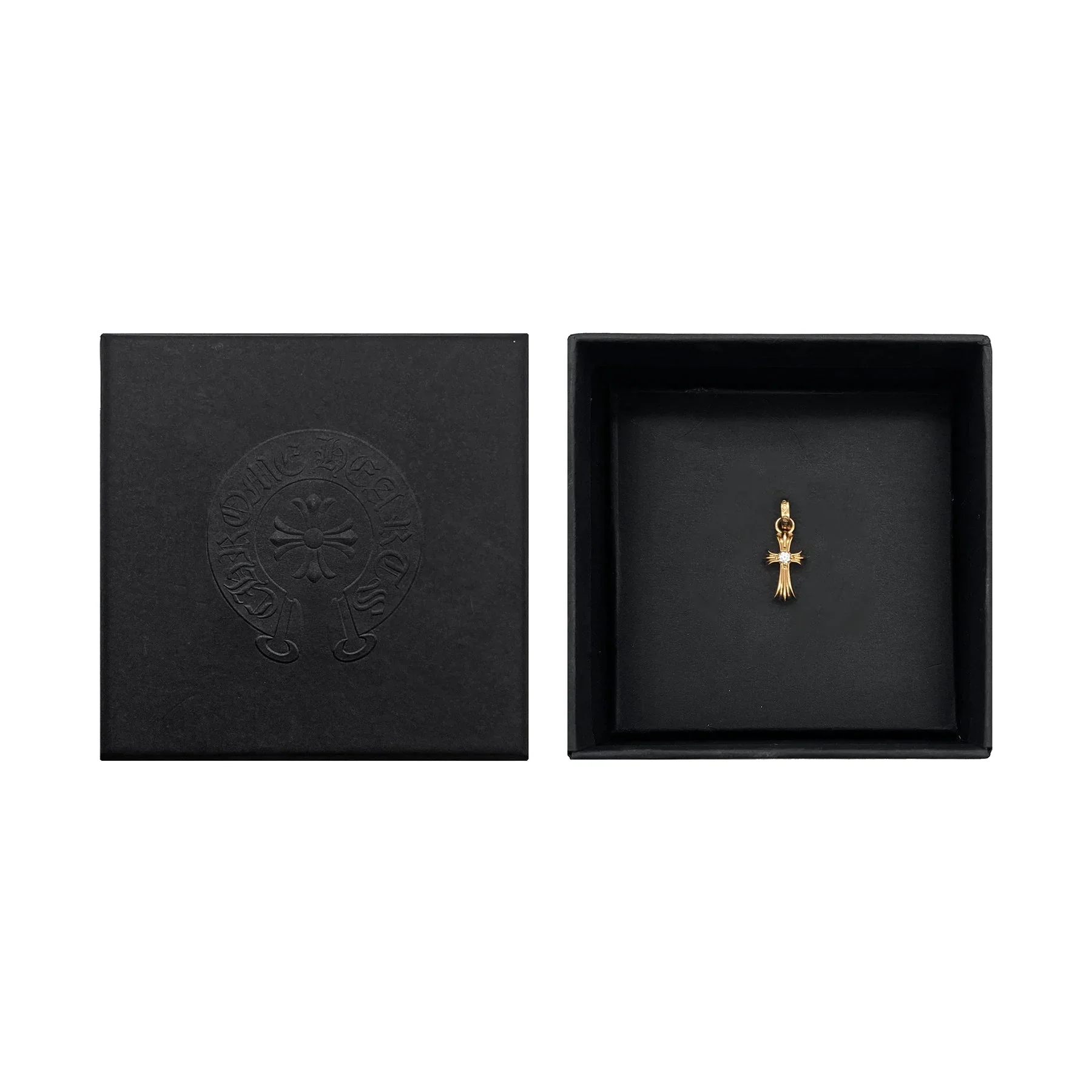 Ali Diamond chrome-hearts-22k-gold-single-diamonds-babyfat-cross-charm-pendant-9847786.webp