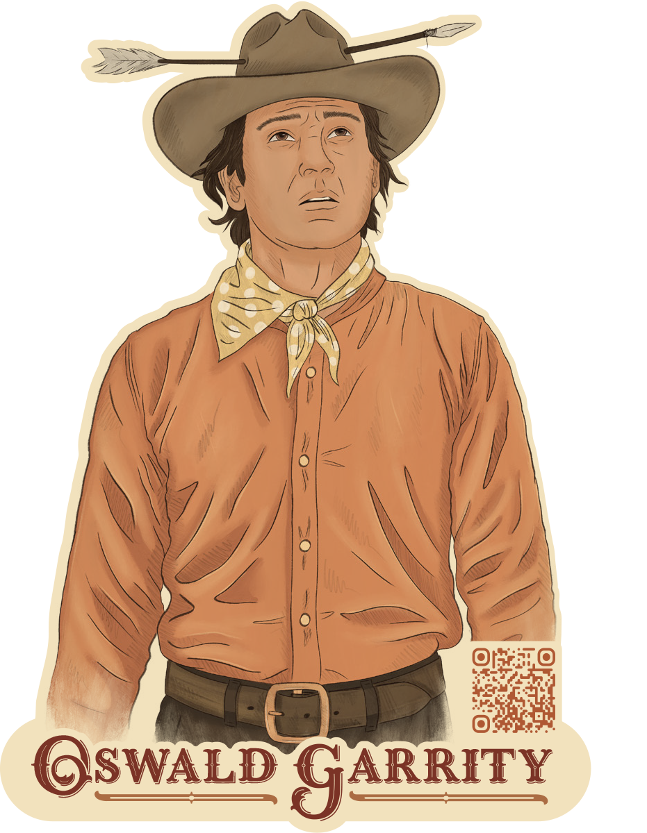 Oswald Garrity Sticker