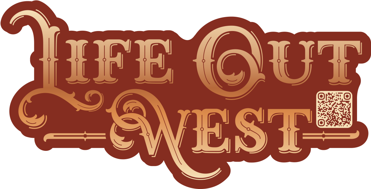 Life Out West Logo (Faded) Sticker