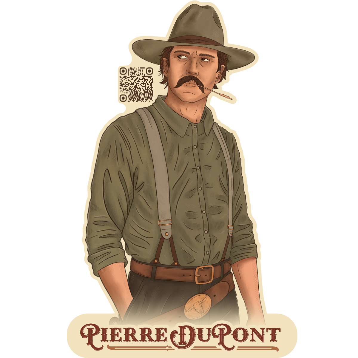 Pierre DuPont Sticker