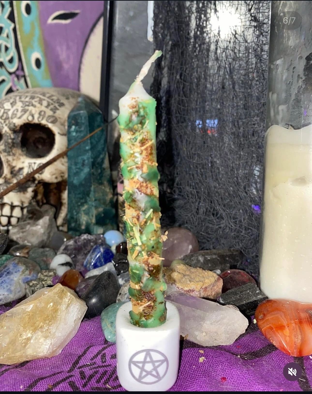 Lucky 7s Money Spell Candle