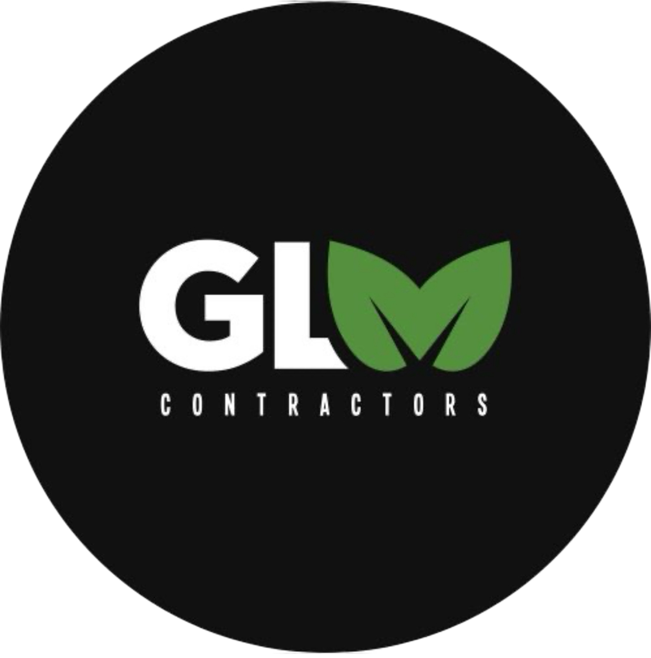 Black circular logo with the words 'Cali Contractors' in white text, and a green check mark design next to the text.