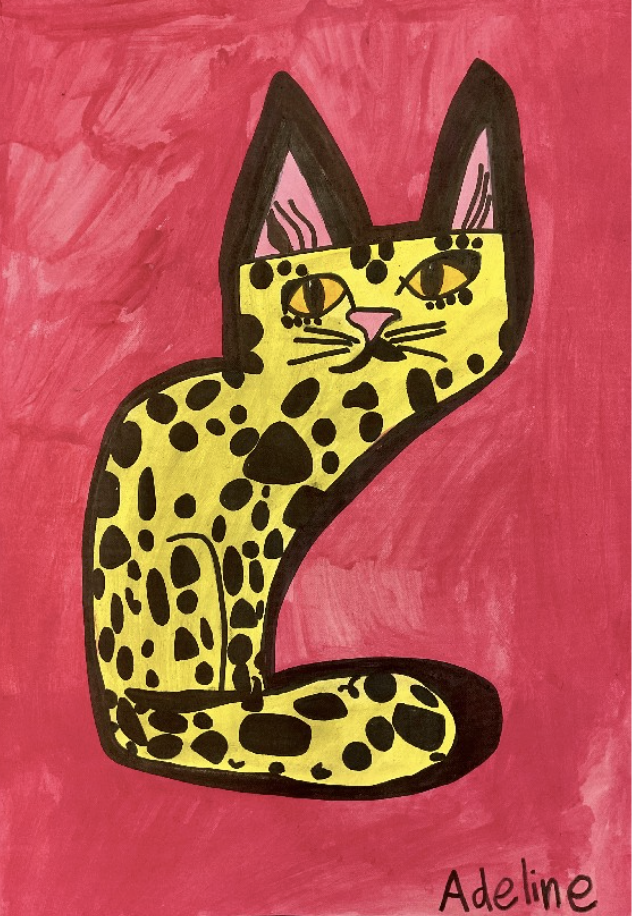 ‘Spots’
Acrylic paint and Pen on paper
59.4cm x 42cm