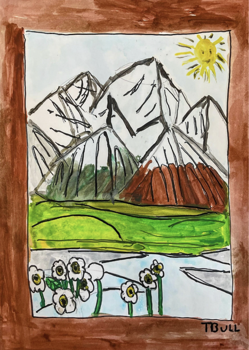 ‘King Country’
Acrylic and pen on paper
42cm x 29.7cm