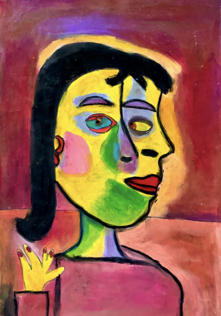 ‘Picasso Woman’
Pastel on paper
59.4cm x 42cm