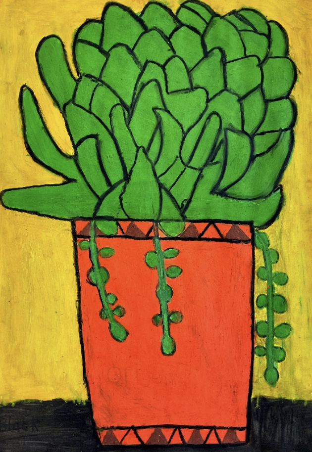 ‘Cactus’
Acrylic paint on paper
59.4cm x 42cm