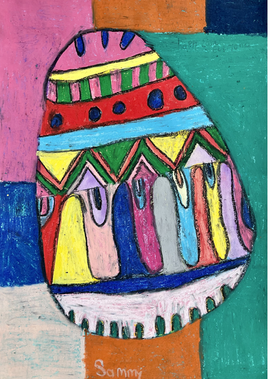 ‘Easter Egg’
Acrylic paint on paper
59.4cm x 42cm