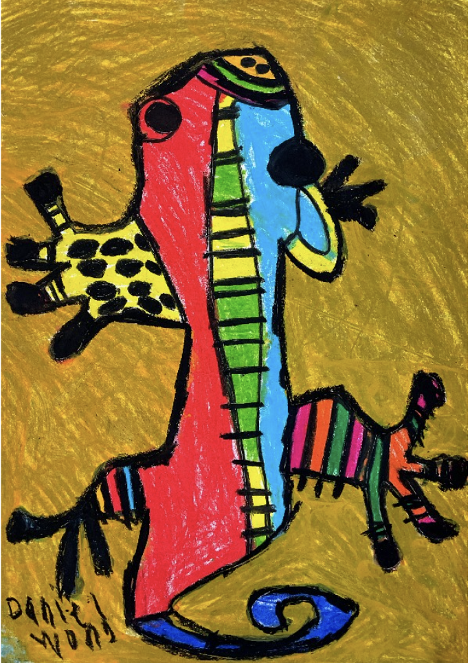 ‘Lizard’
Pastel on paper
42cm x 59.4cm