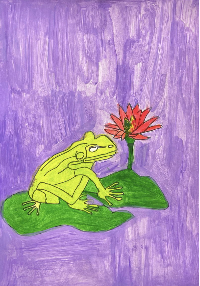 ‘Lilypad’
Acrylic paint on paper
59.4cm x 42cm