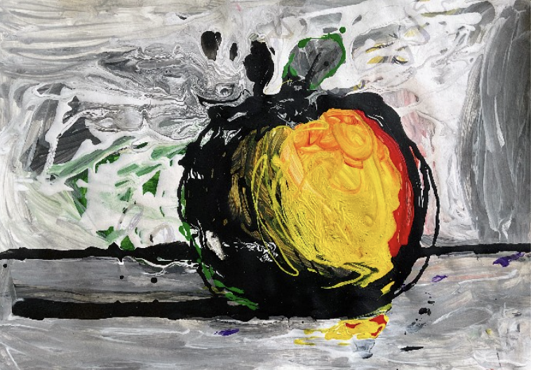 ‘Apple’
Pastel on paper
59.4cm x 42cm