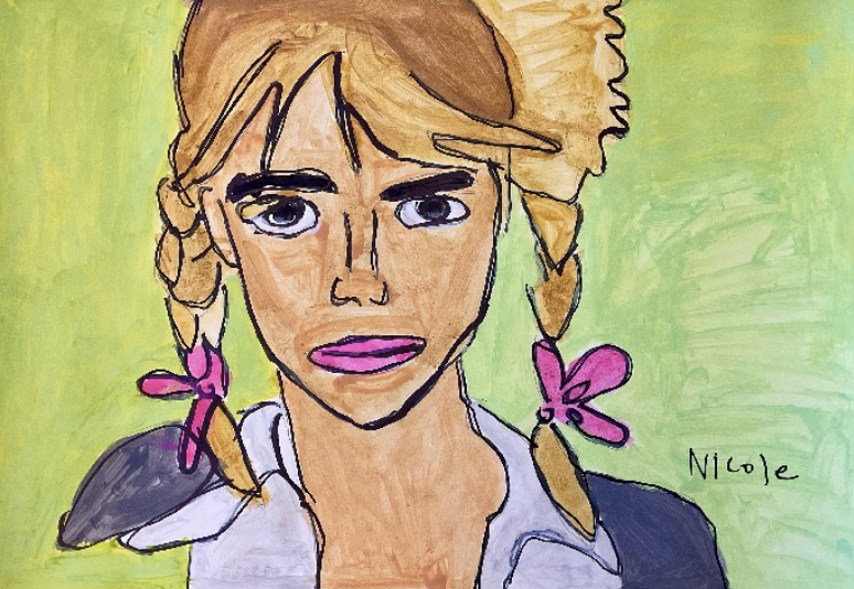 ‘Britney’
Pastel on paper
42cm x 59.4