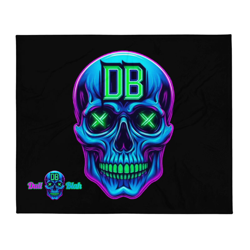 Wrap yourself up in pure, calculated chaos. Combining an ultra-soft feel with our signature neon skull artwork, this heavy-duty blanket is engineered to keep you warm while you check out of reality completely.