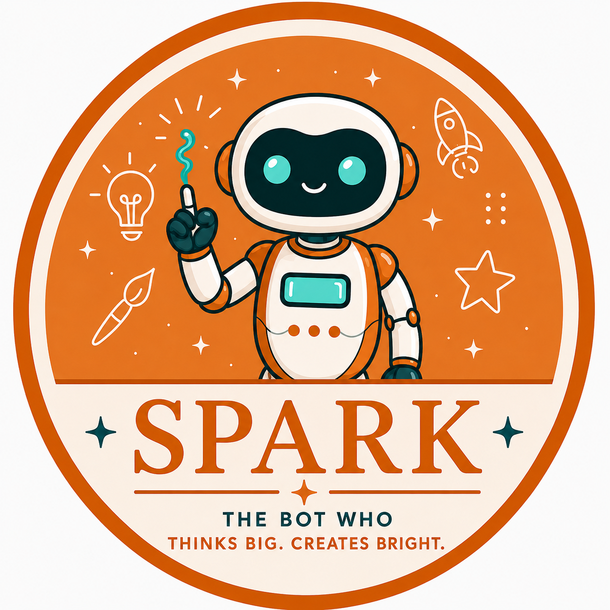 Spark Sticker 4"
