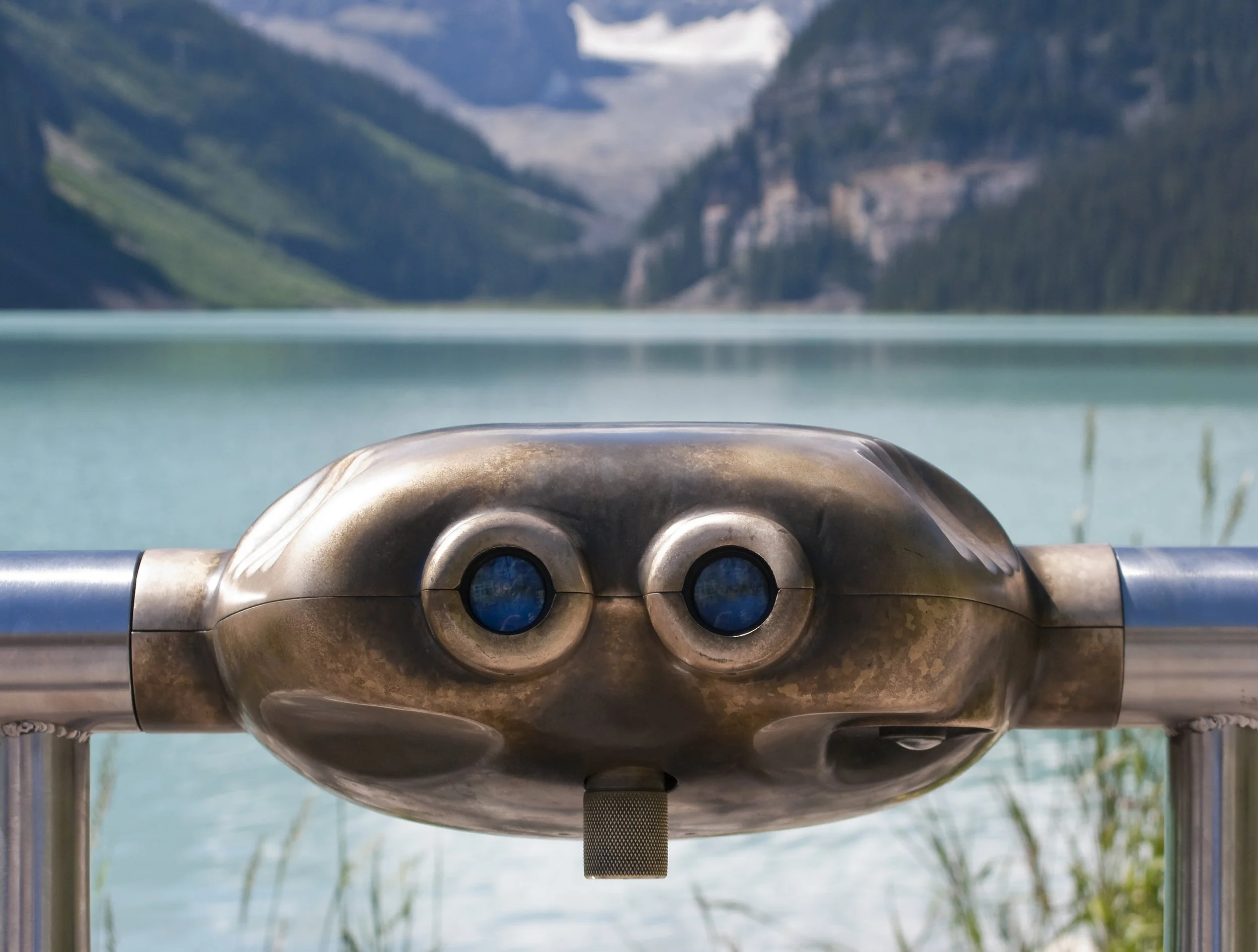 Viewer face, Lake Louise