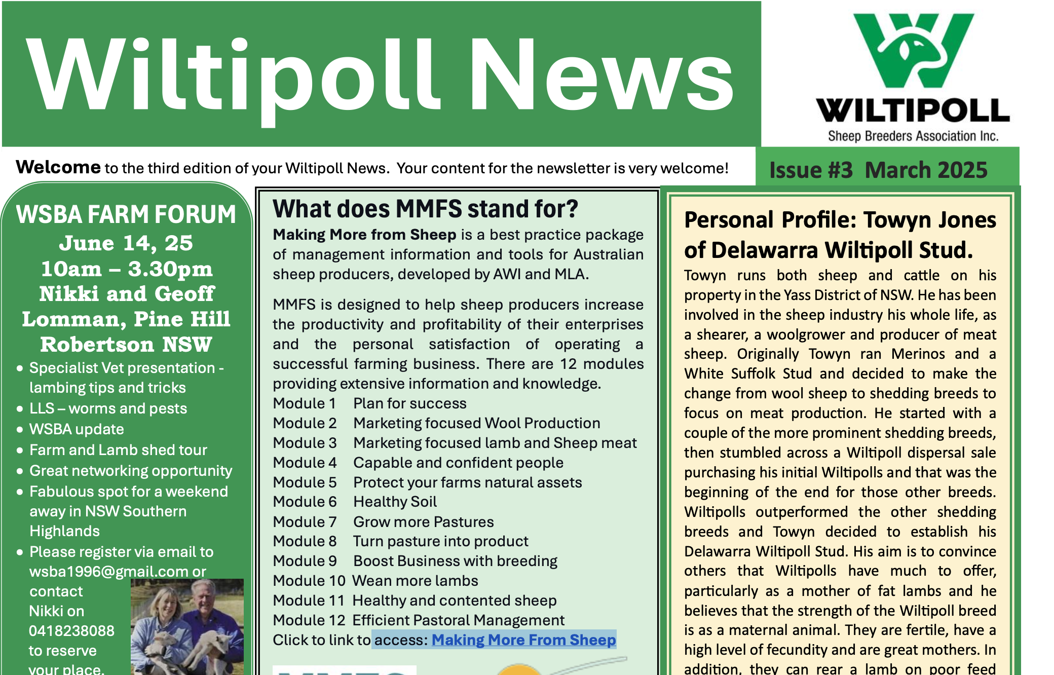 March 2025 Newsletter