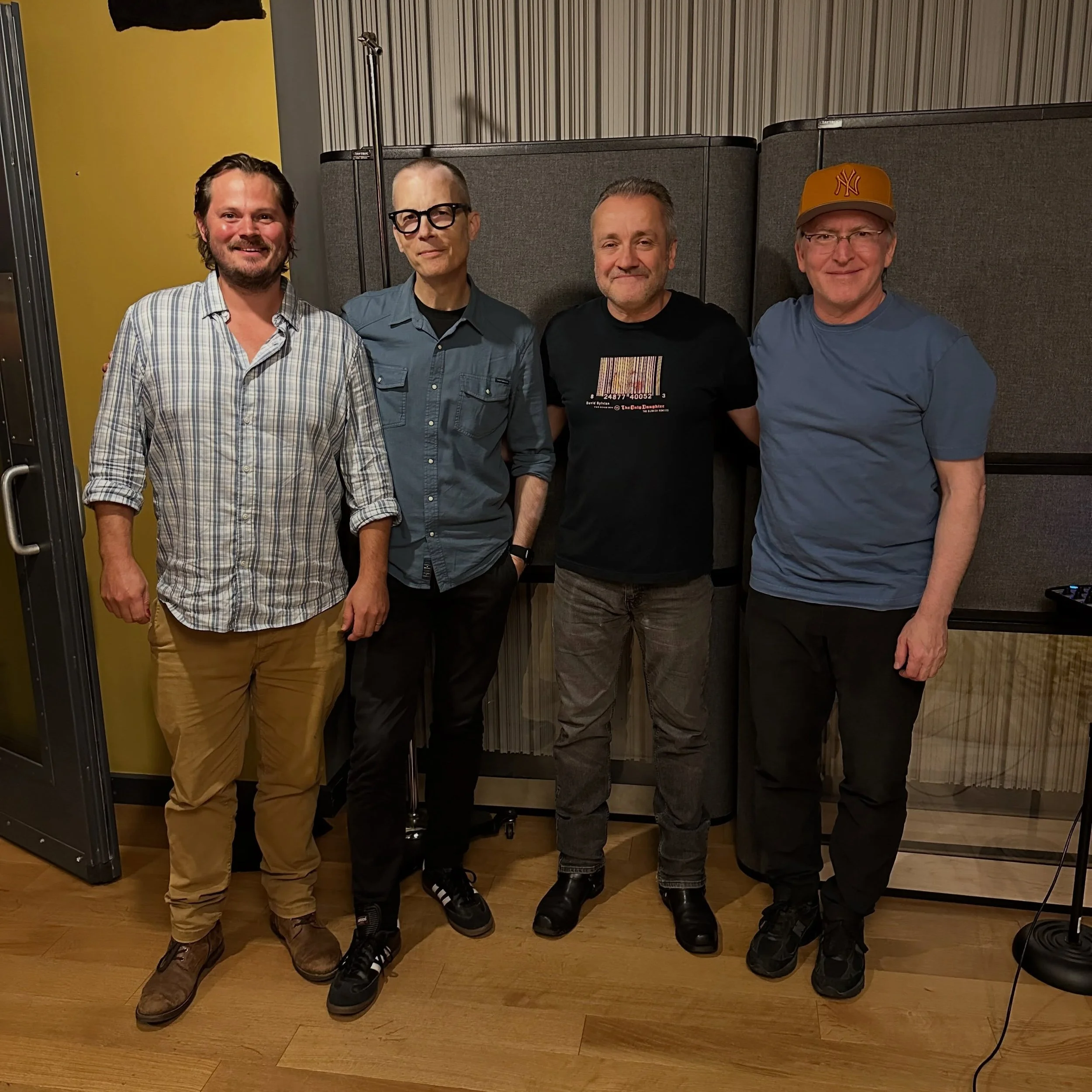 Great day back @voyagersoundnyc adding drums and bass today on @muttonxops song. Fun to see this all take shape. Thanks as always to @bdelaneyny and @jeffdallen and to @tinopassante for setting it all up. You want the best results, get the best peopl