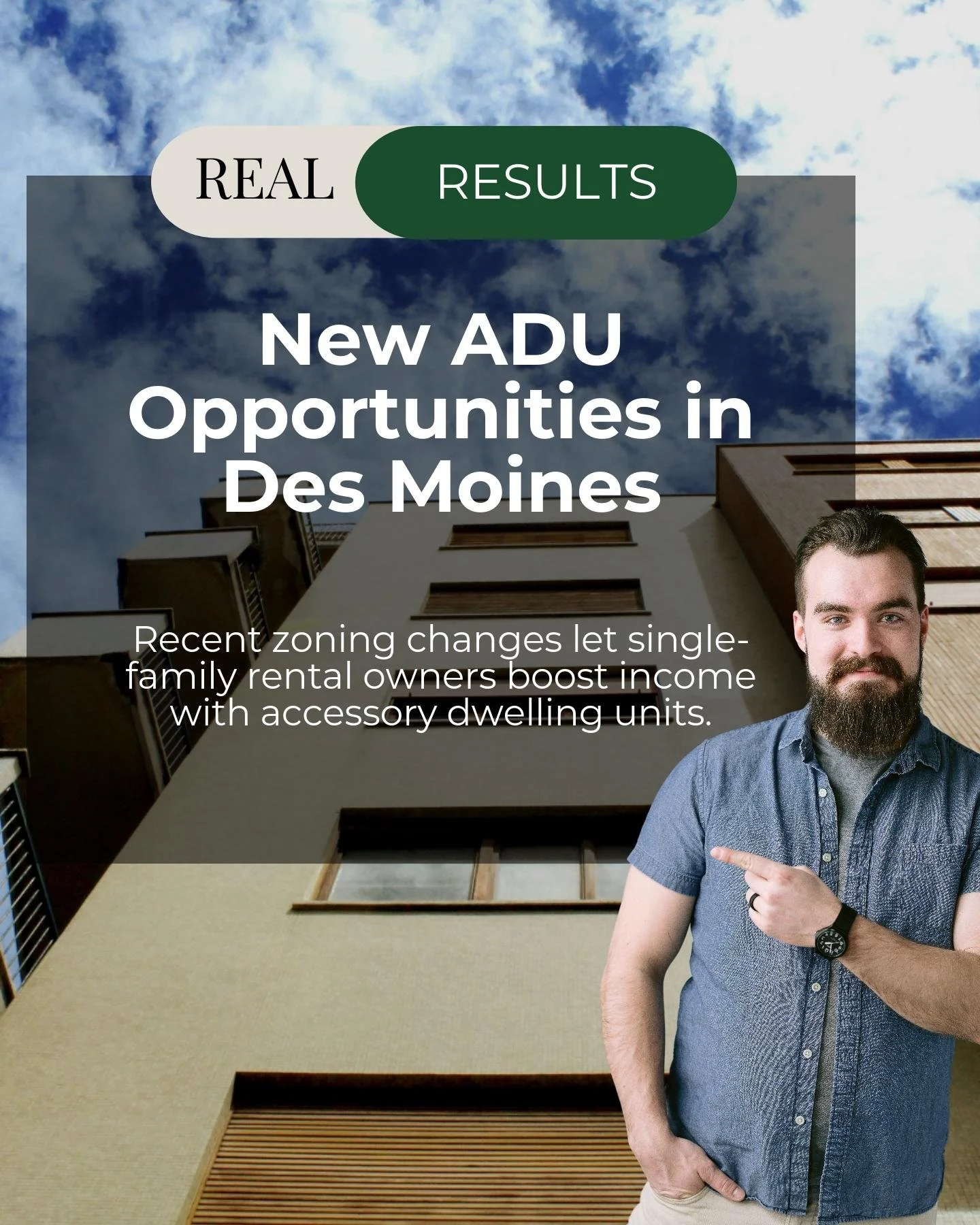 Income opportunities every Des Moines single-family rental owner should know about right now:

Recent zoning changes have opened up new ways to add value and boost income streams with accessory dwelling units (ADUs) in Des Moines. Here&rsquo;s how lo