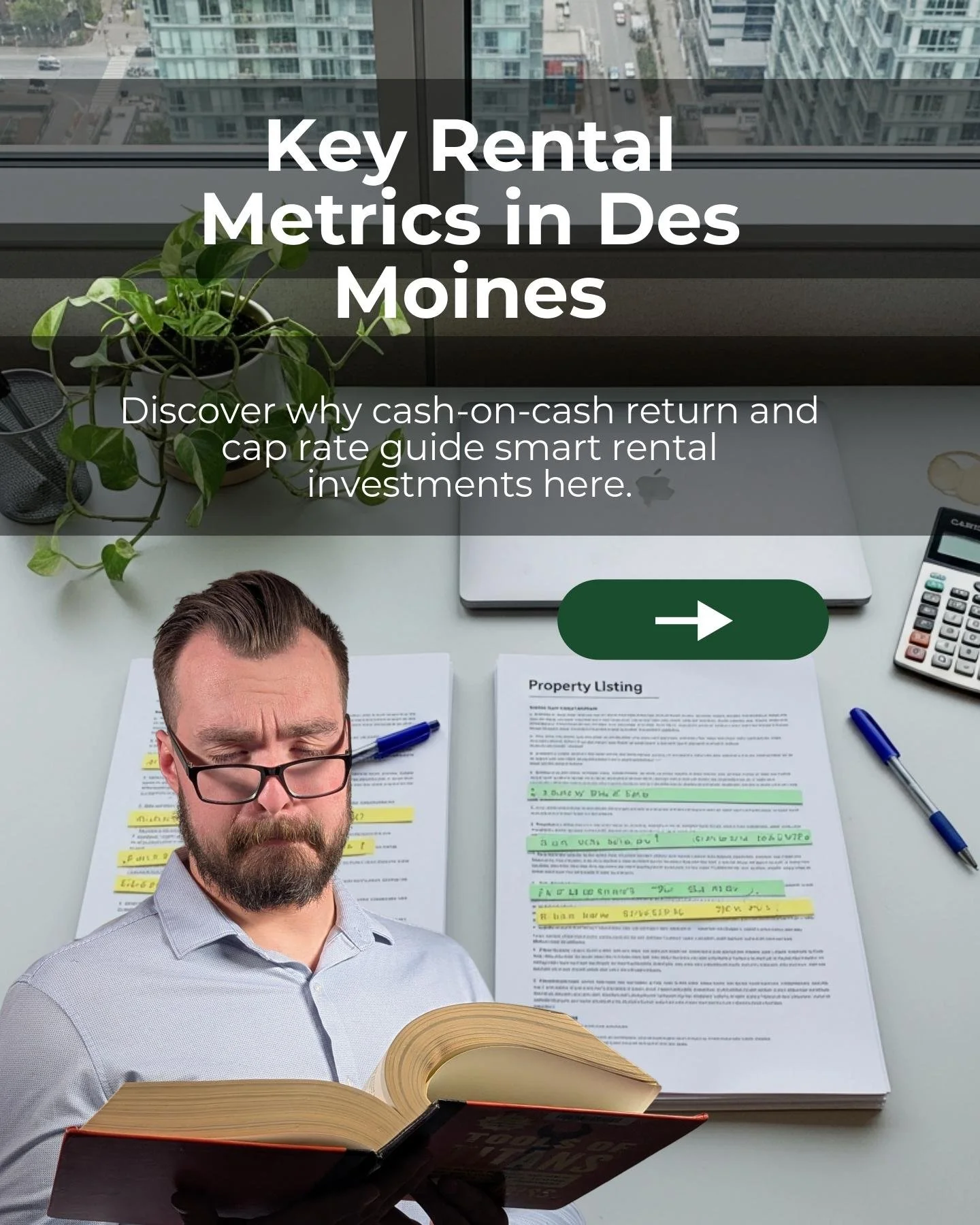 Cash-on-cash return and cap rate are more than just data points on a spreadsheet; they are the fundamental metrics that dictate the success of every rental investment in Greater Des Moines.

Cash-on-cash return provides a clear answer to how much act