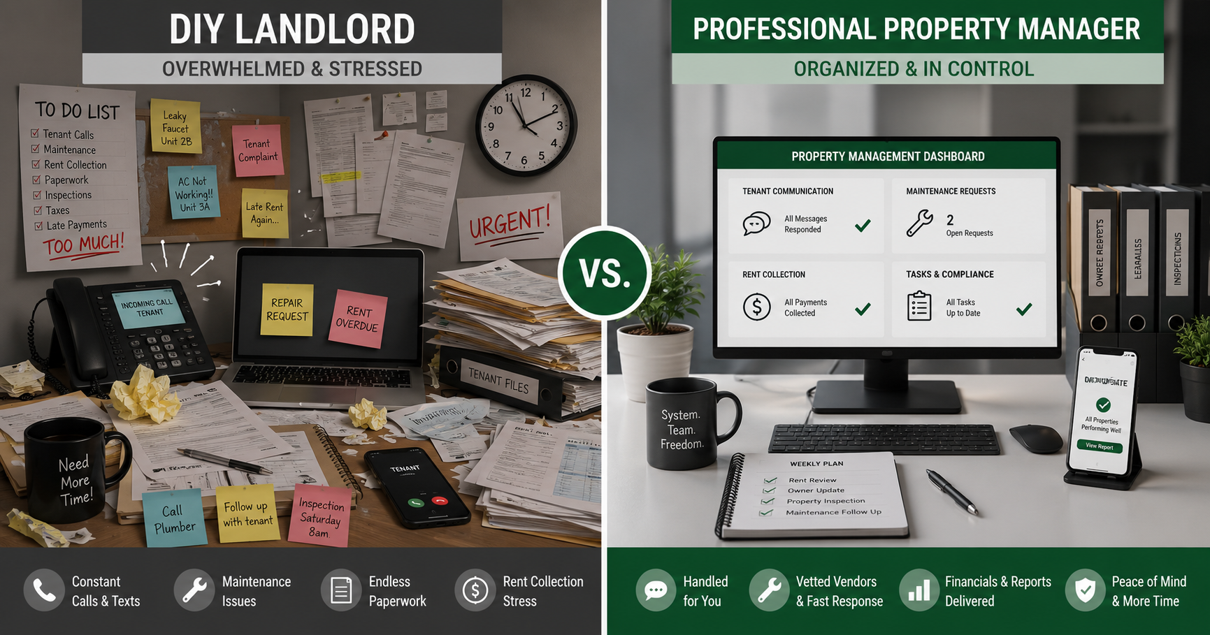 Self-Managing vs. Hiring a Property Manager in Des Moines