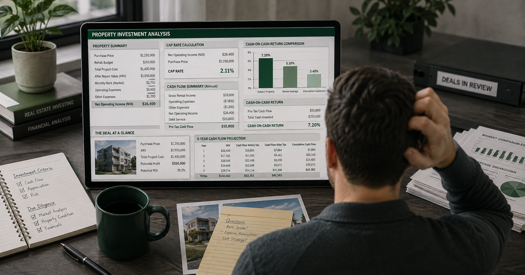 Cap Rate vs. Cash-on-Cash Return: What Des Moines Investors Need to Know
