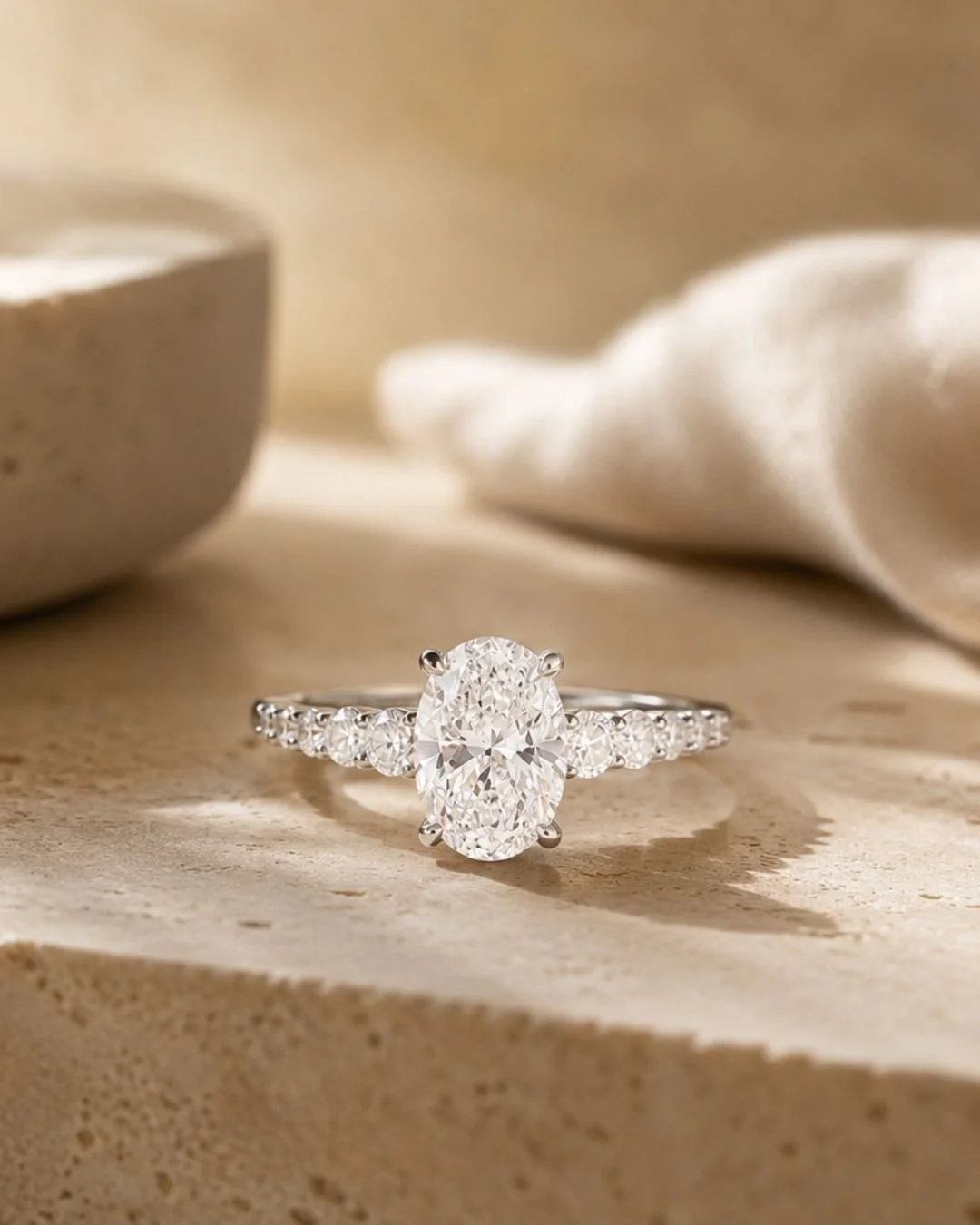 We have a soft spot for oval diamonds. 

Elegant, timeless and full of brilliance.

Here's to a beautiful beginning and an even brighter future.
#ovaldiamondring #engagementring #promisering #bespokering