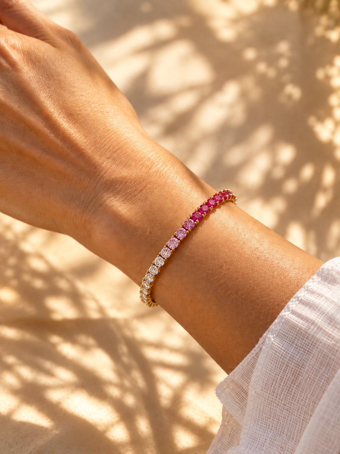 Sunlit Gradient Gemstone Tennis Bracelet.png