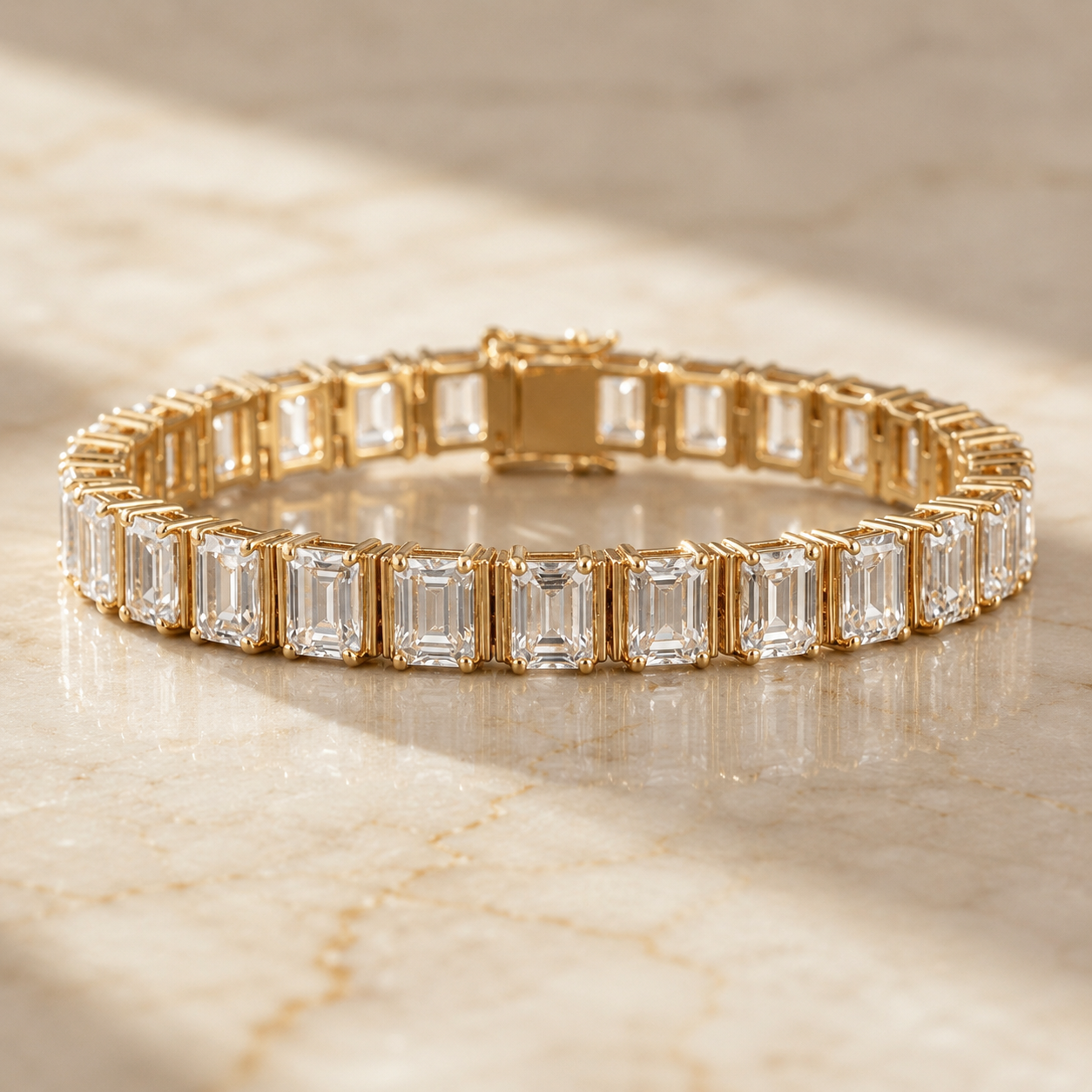 The Emerald Frame Bracelet
18K yellow gold
From HK$XX,XXX