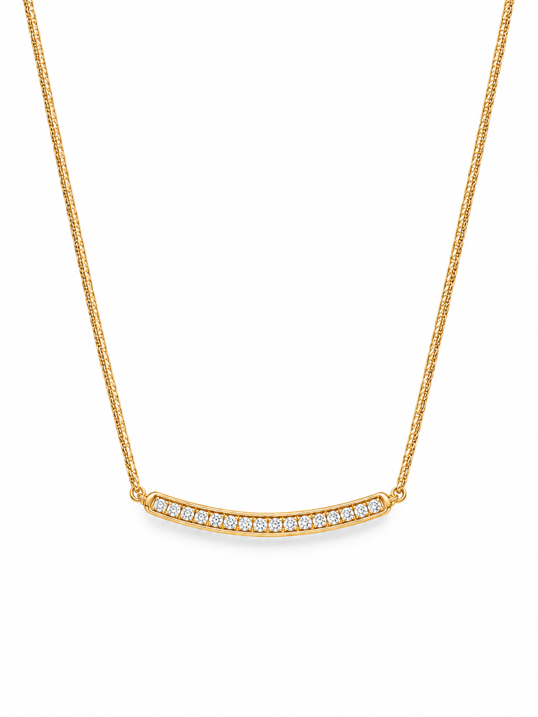 The Diamond Bar Necklace