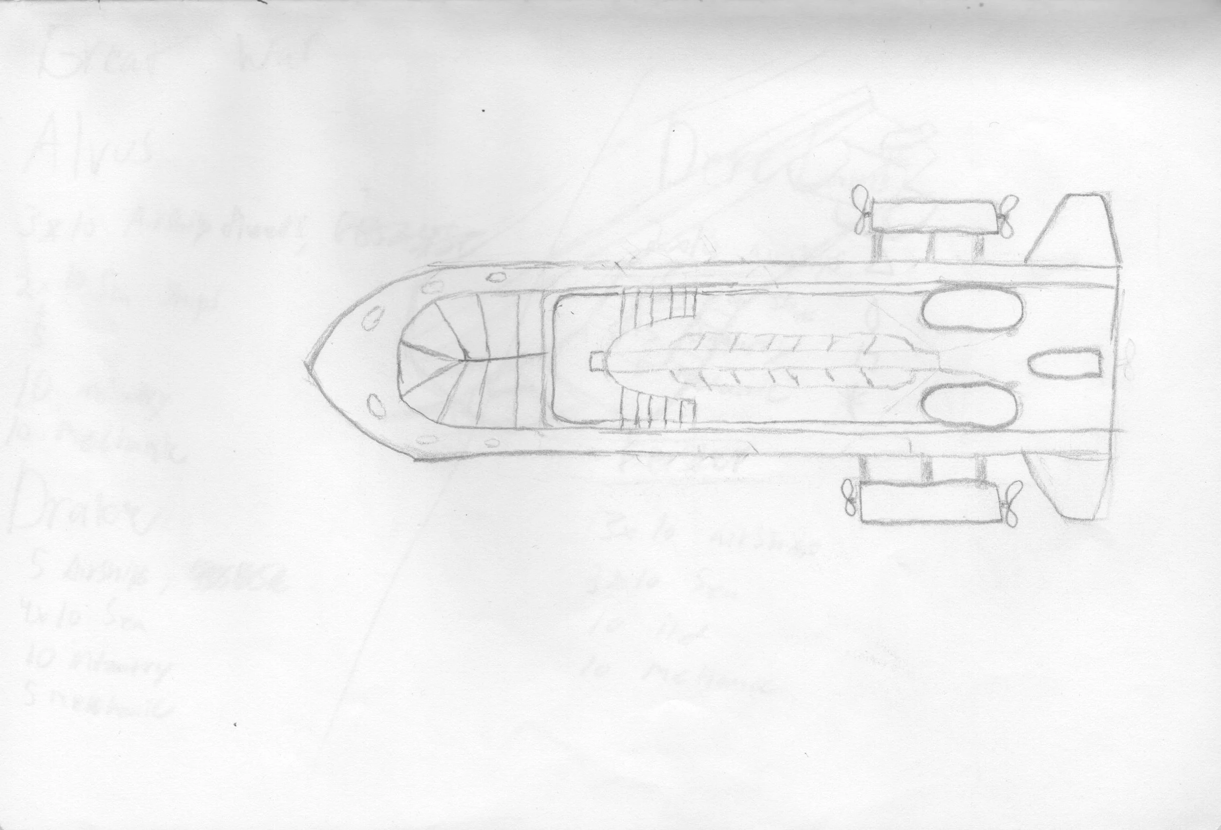 Top view of the Windrunner