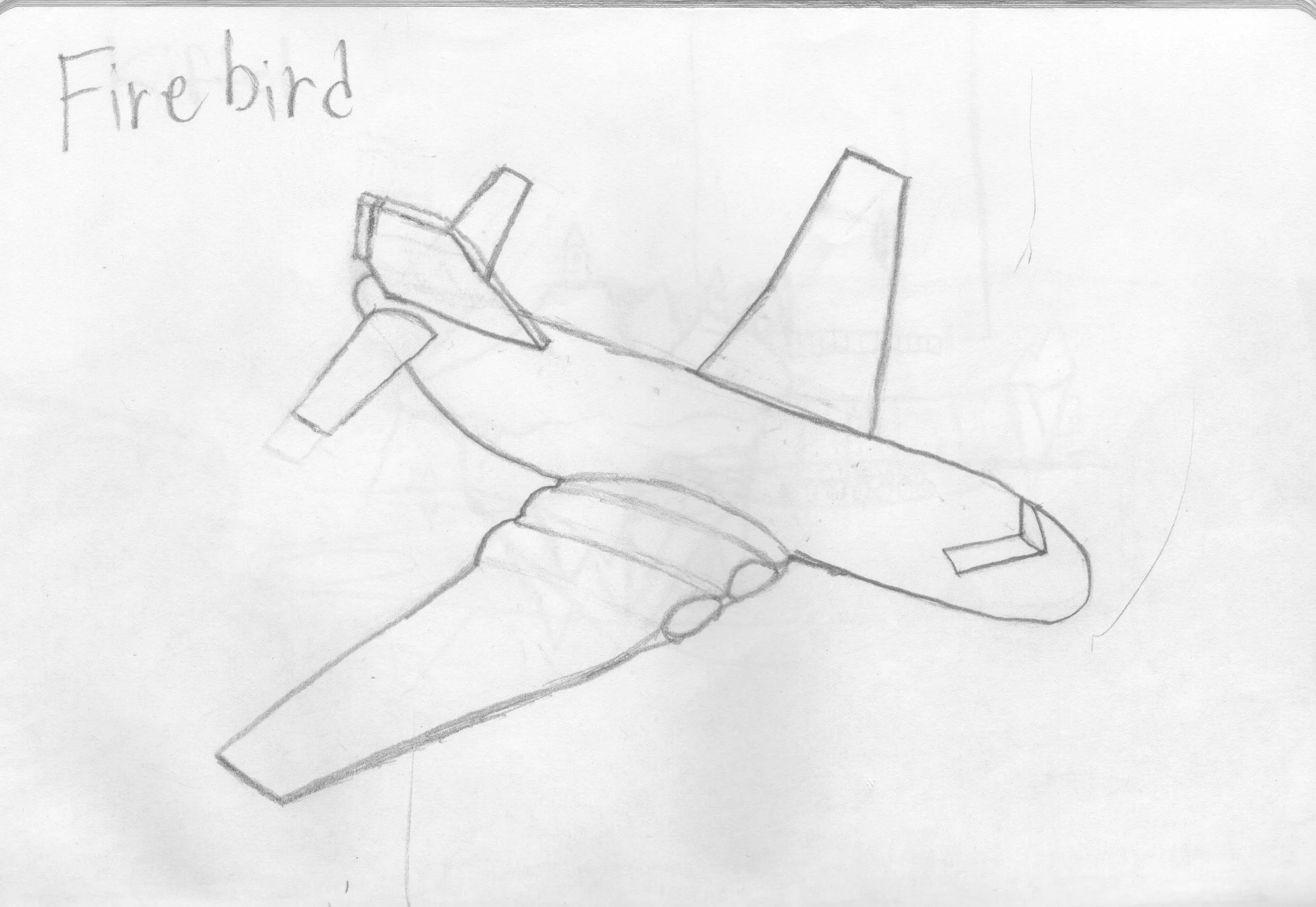 Tonah's Firebird, inspired by the de Havilland Comet