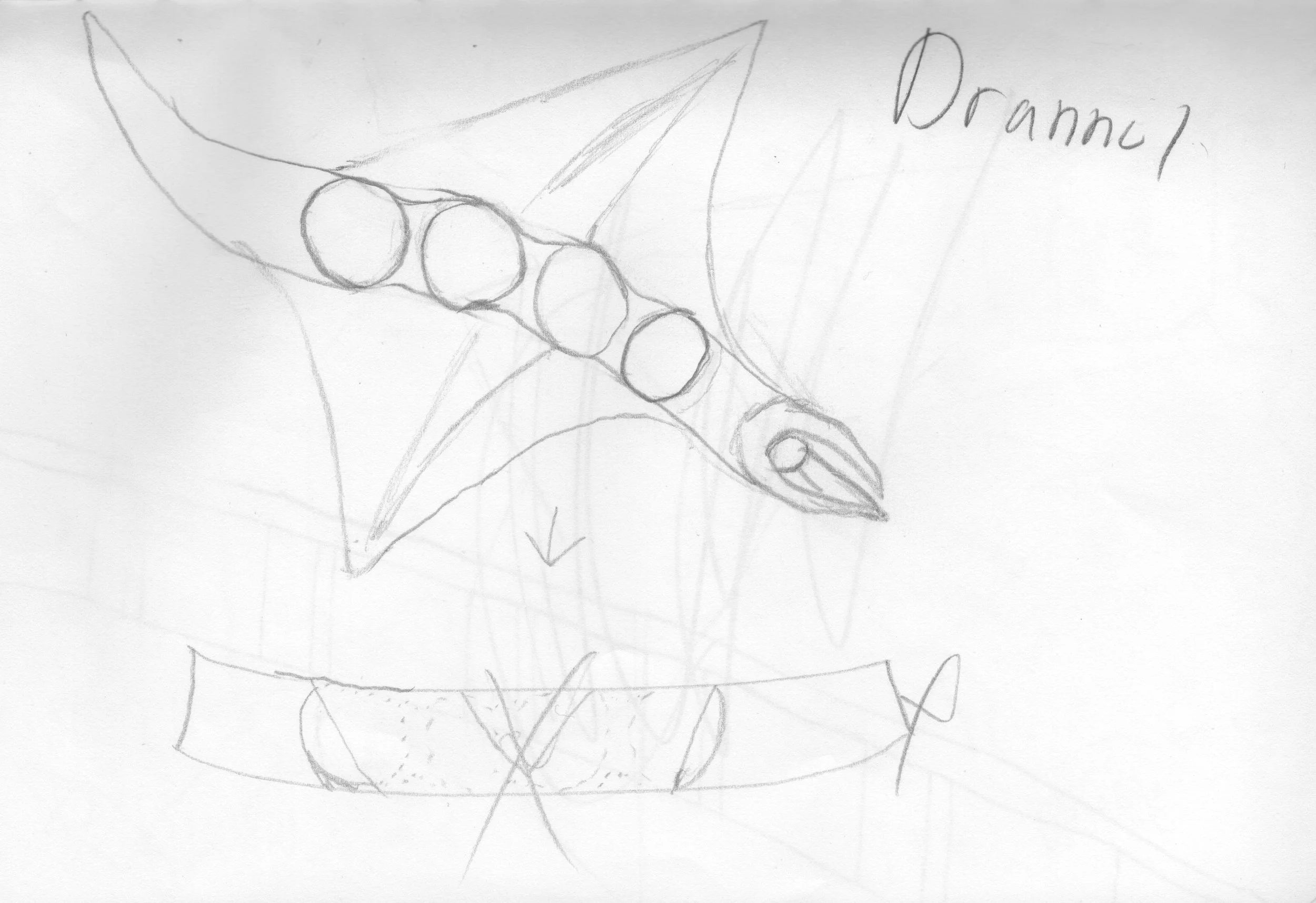 Concept sketching of a Drannul