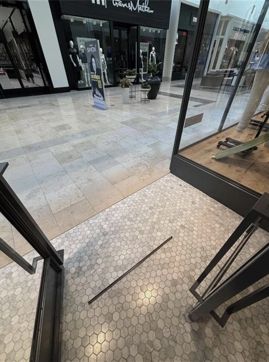 Interior flooring and entryway repair project completed by The Connected Handyman Co.