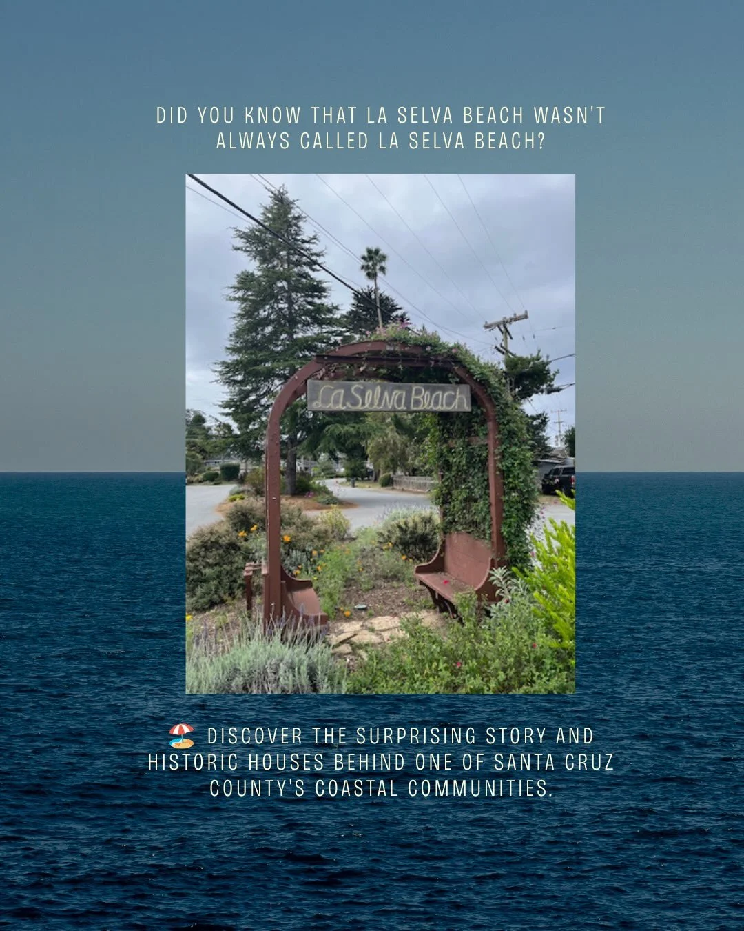 In the mid-1920, coastside resort development was booming in Santa Cruz County from Santa Cruz to Watsonville as the economy and tourism accelerated after World War I. Its during this time that Seacliff and Rio del Mar communities were established. A