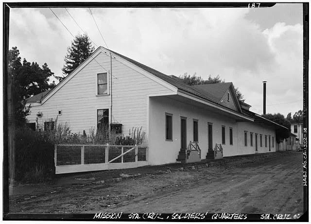 Mission Adobe, 1936.  Credit: Historic American Building Survey. 