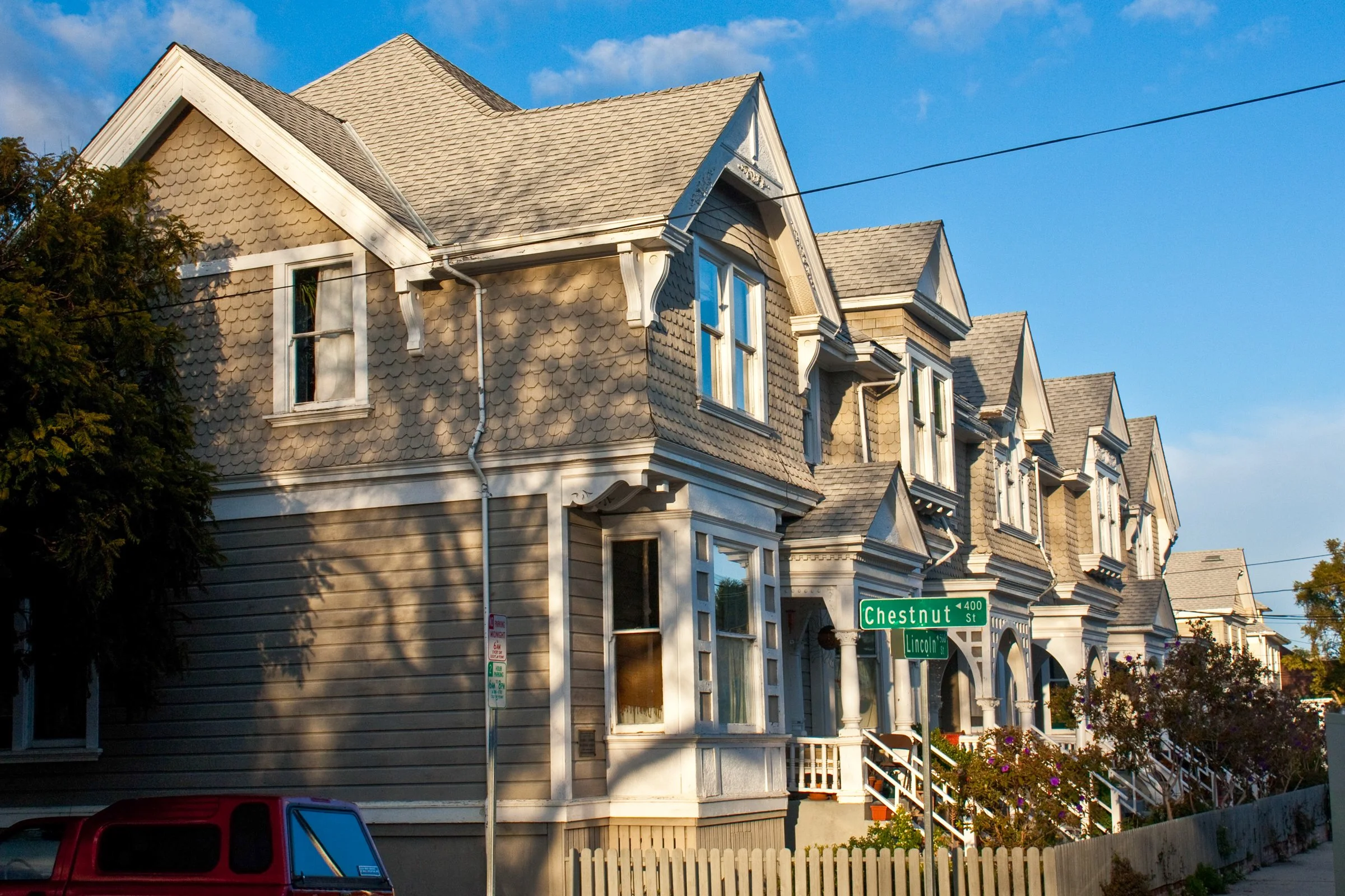 Cope Row Houses (PROD Private Rehabiliation of Downtown project).  Credit: Joe Michalak