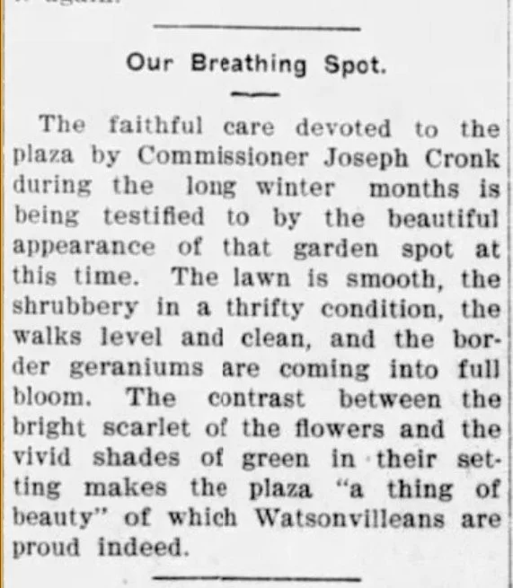 "Our Breathing Spot", The Parajonian, May 26, 1904