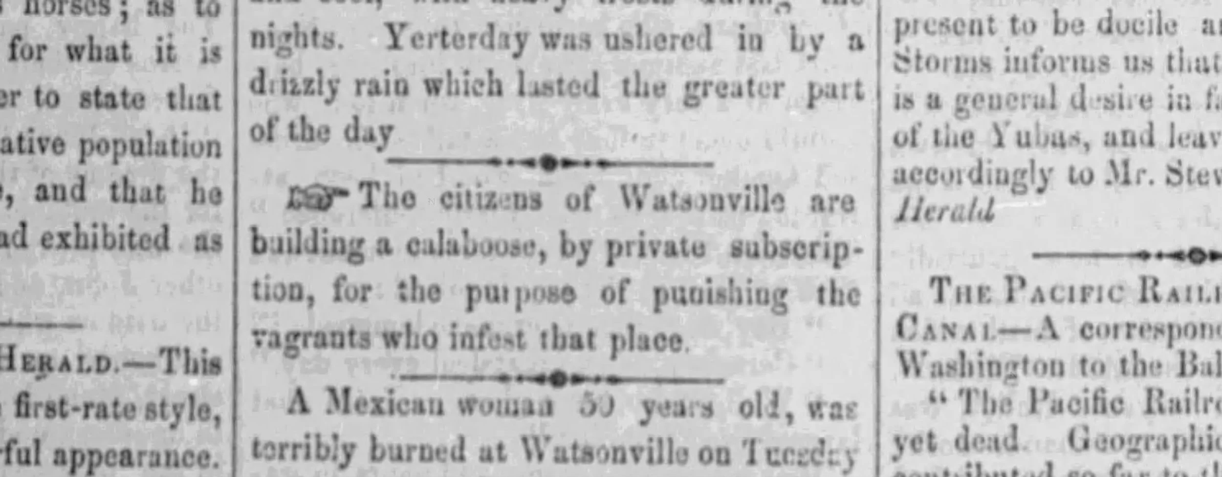 Santa Cruz Weekly Sentinel, Oct 25, 1856