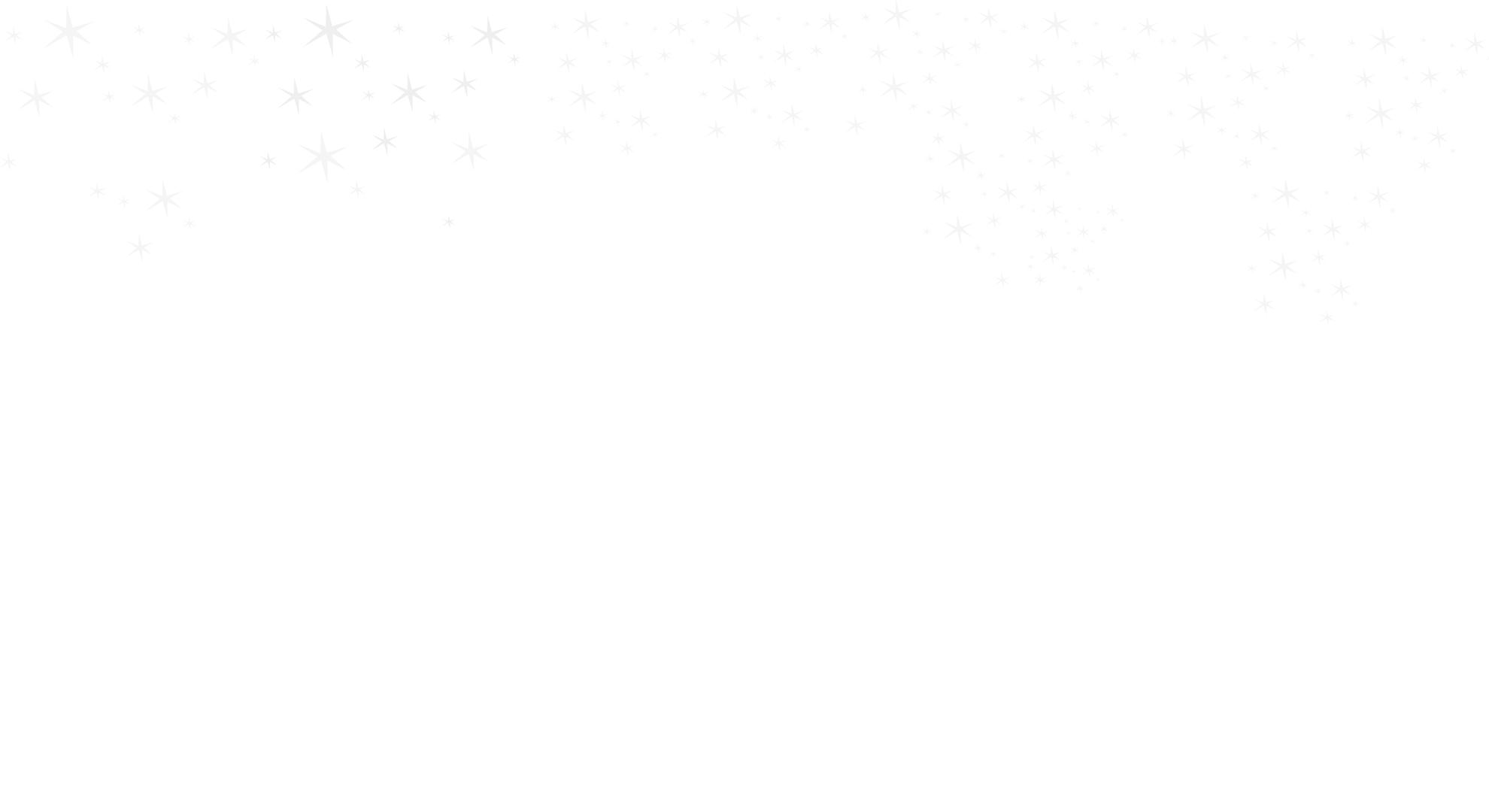 A black background with white stars scattered across the top, resembling a night sky.
