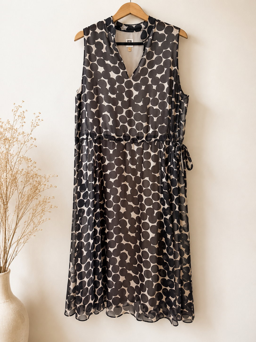 Anne Klein Polka Dot Dress.PNG