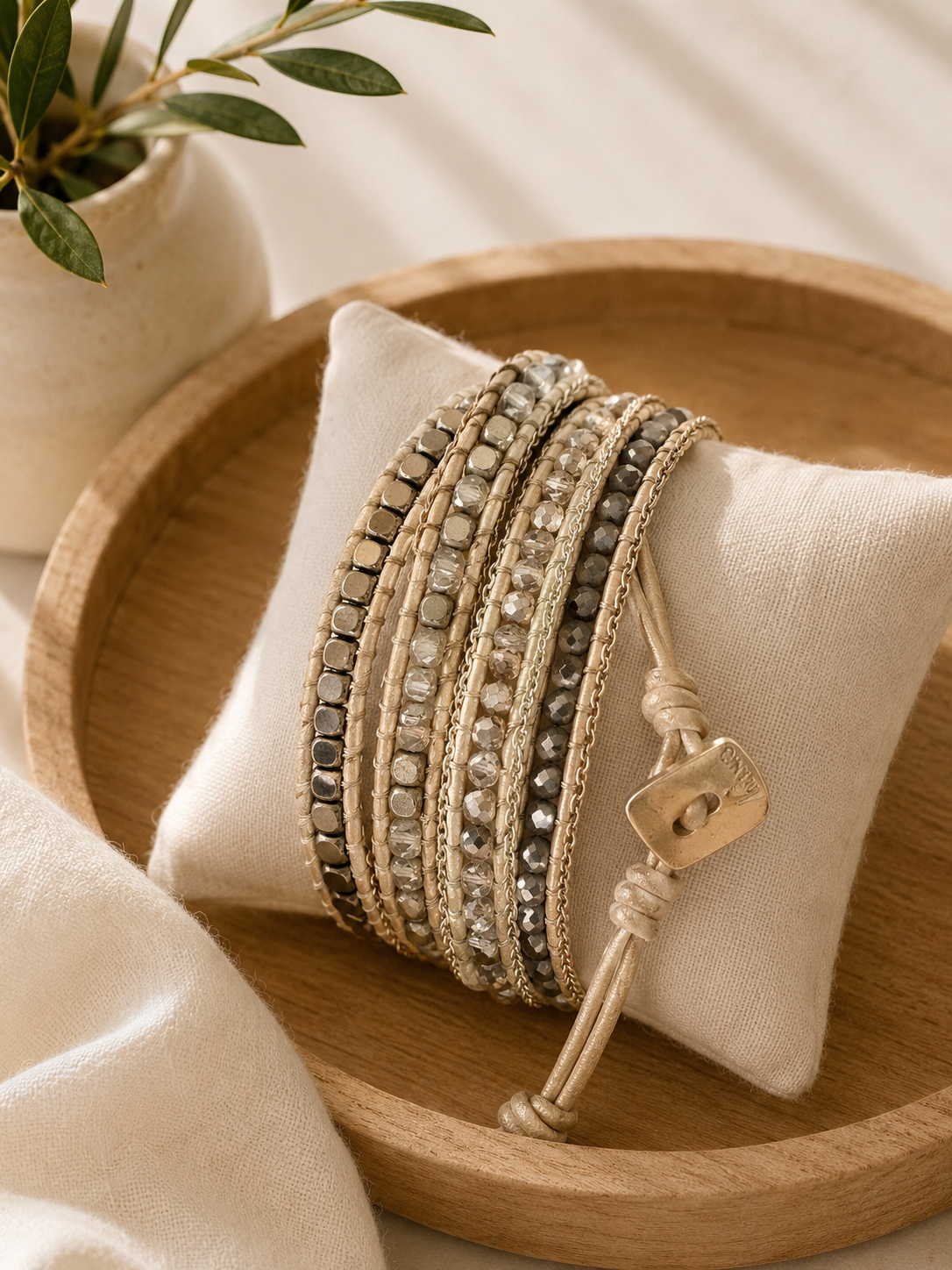 Nakomal Beaded Wrap Bracelet.PNG