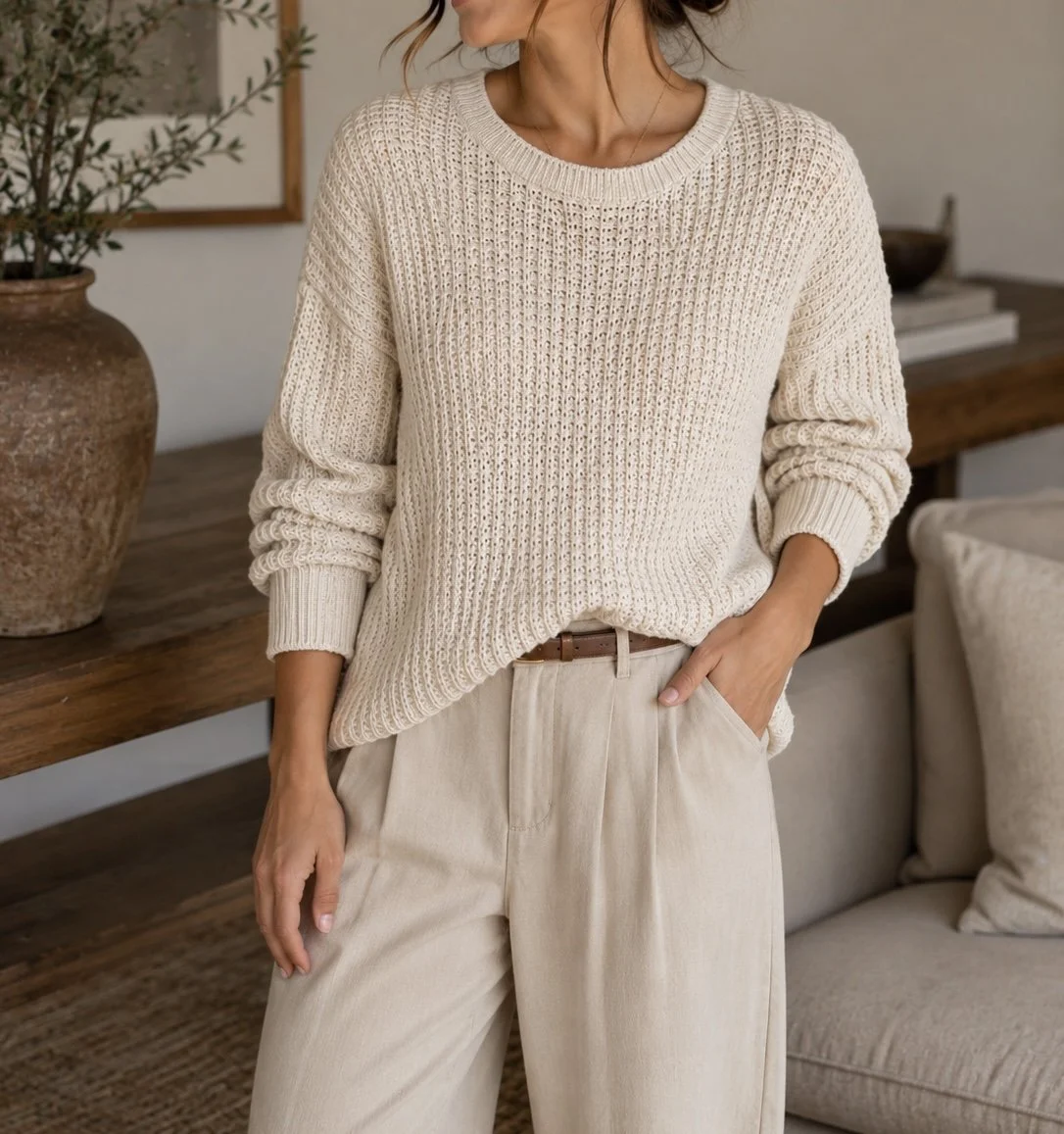 Tahari Textured Cream Sweater.jpg