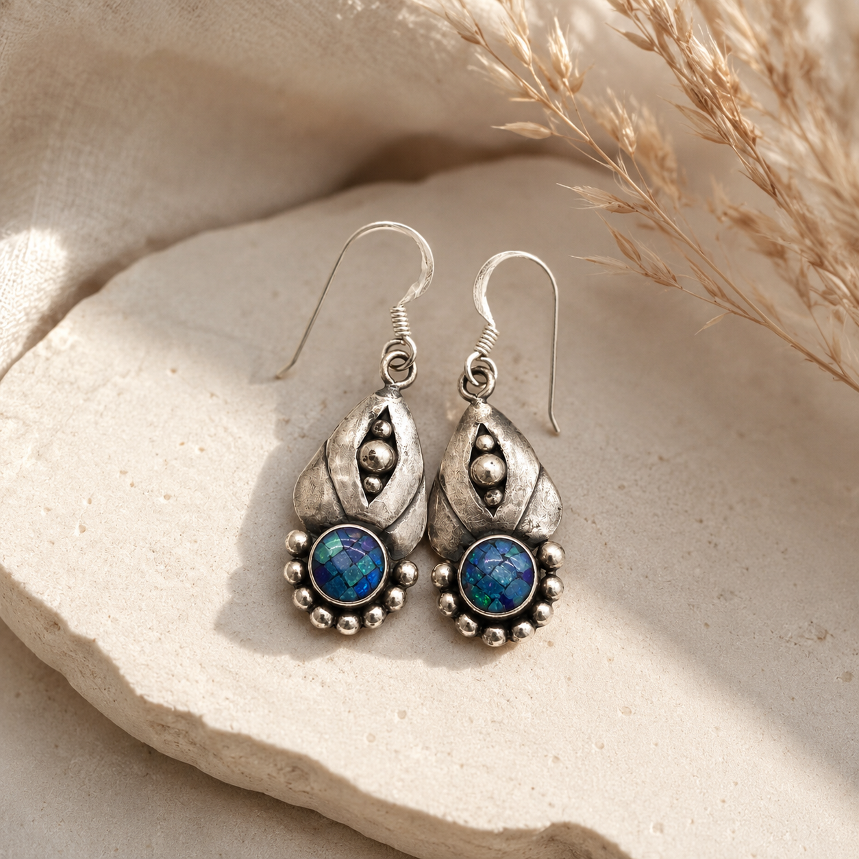 Blue Silver Earrings.PNG